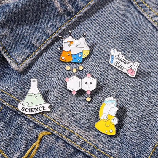 Chemistry Enamel Pins - Geeksoutfit