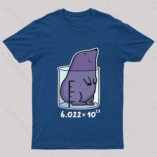 Chemistry Mole Geek T-Shirt Navy / S