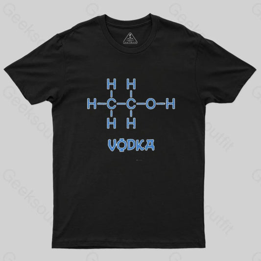 Chemistry of Vodka T-shirt - Geeksoutfit