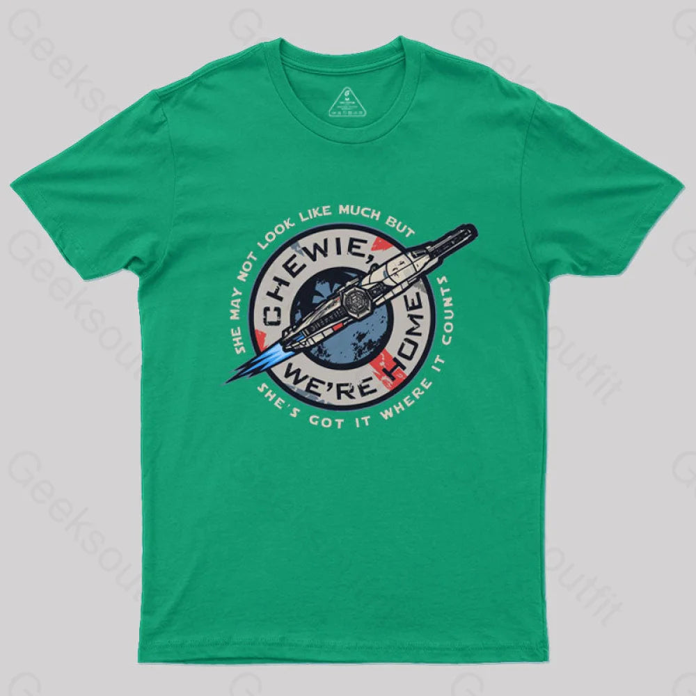 Chewie We’re Home T-Shirt Green / S