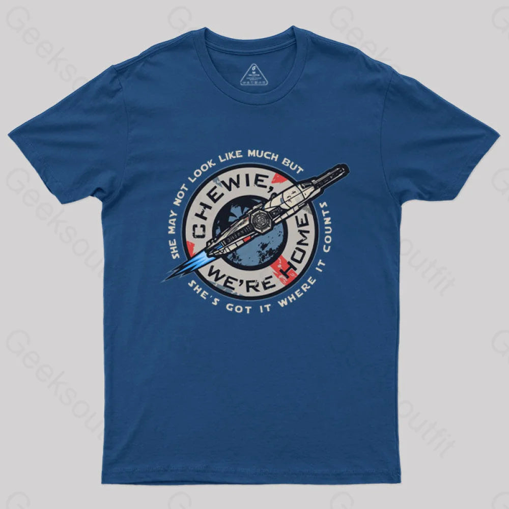 Chewie We’re Home T-Shirt Navy / S