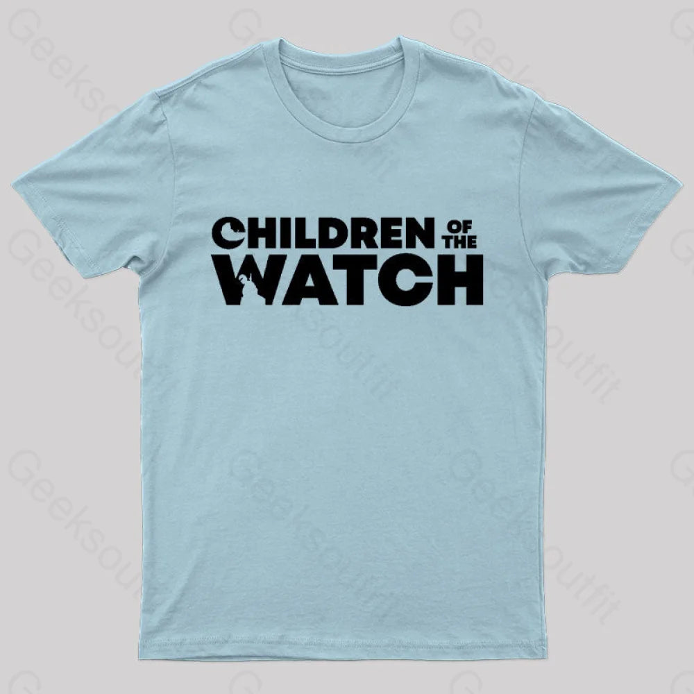 Children Of The Watch Nerd T-Shirt Light Blue / S