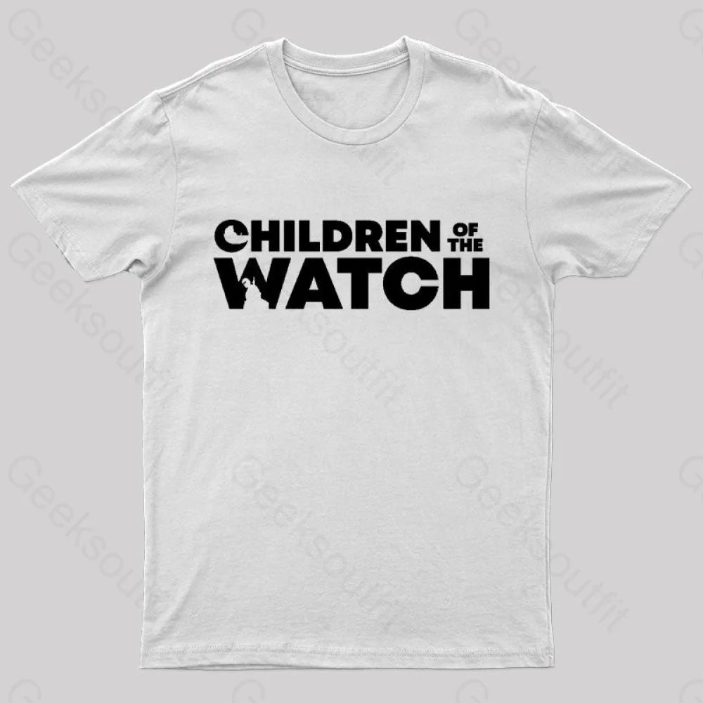 Children Of The Watch Nerd T-Shirt White / S