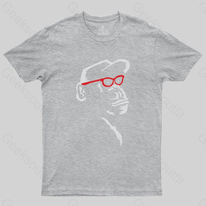 Monkey With Red Glasses T-Shirt - Geeksoutfit