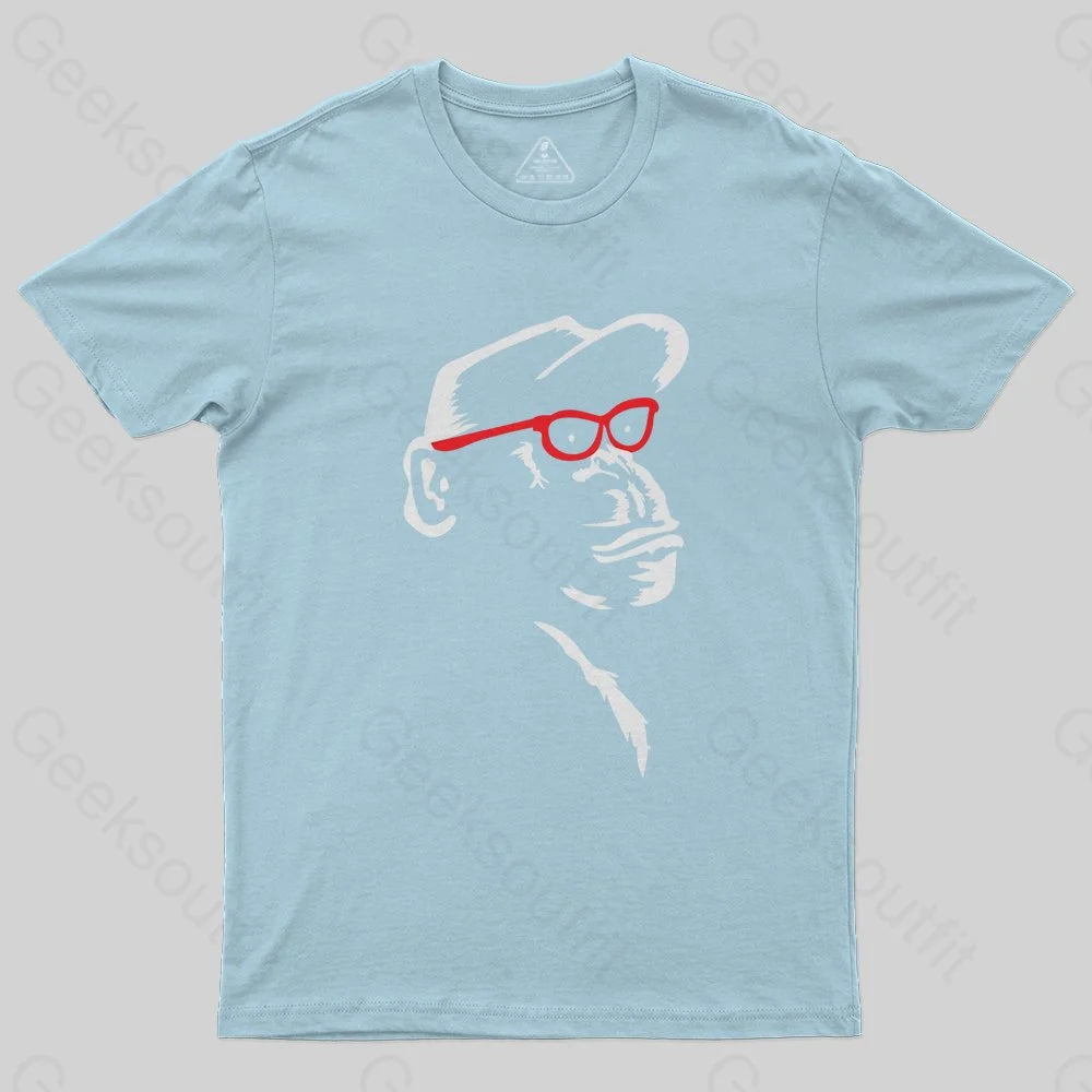 Monkey With Red Glasses T-Shirt - Geeksoutfit