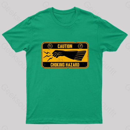 Choke Hazard Geek T-Shirt Green / S