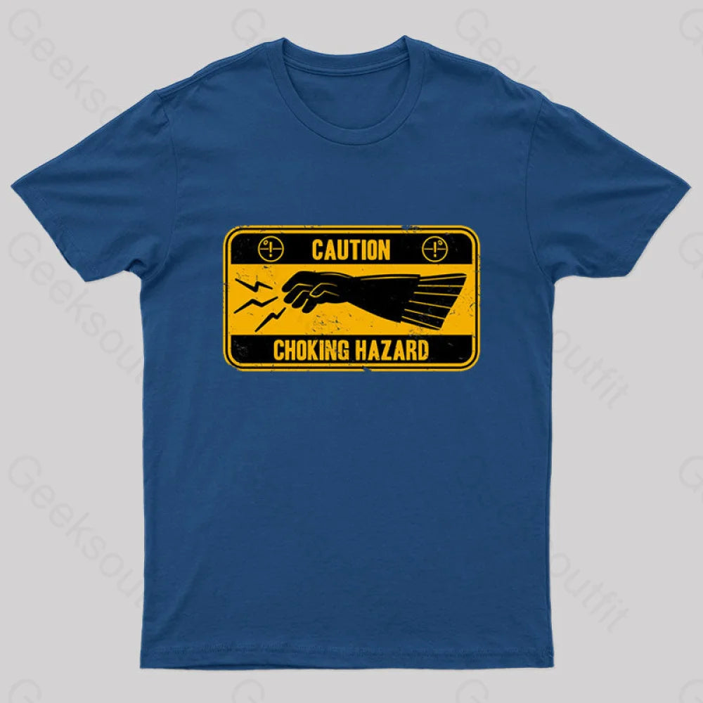 Choke Hazard Geek T-Shirt Navy / S