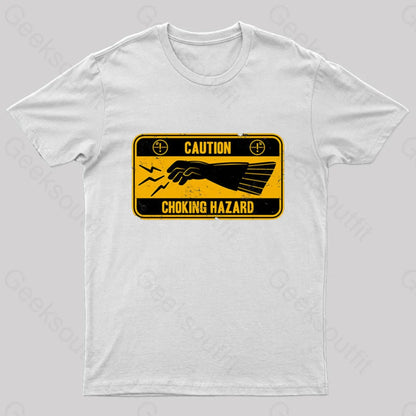 Choke Hazard Geek T-Shirt White / S