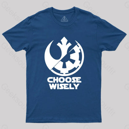 Choose Wisely T-Shirt Navy / S