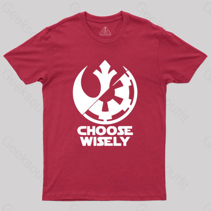 Choose Wisely T-Shirt Red / S