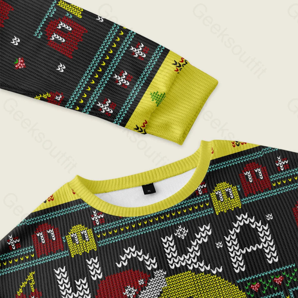 Christmas Arcade Black Ugly Sweater