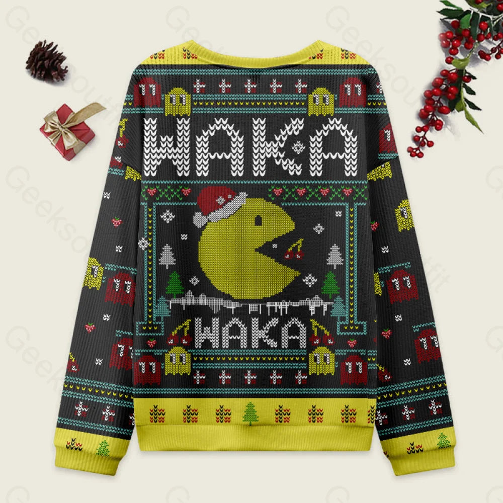 Christmas Arcade Black Ugly Sweater Men’s Style-S