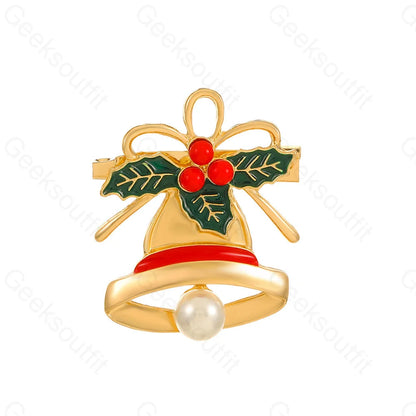 Christmas Cartoon Snowman Bells Pins 05