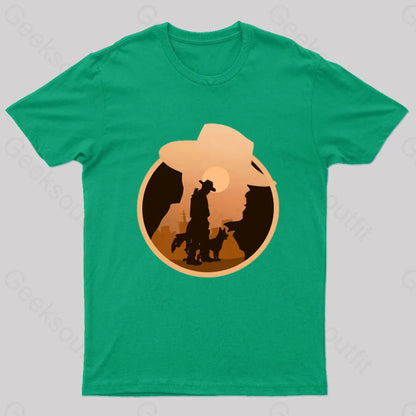 Classic Ghoul Nerd T-Shirt Green / S