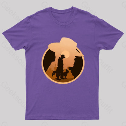 Classic Ghoul Nerd T-Shirt Purple / S