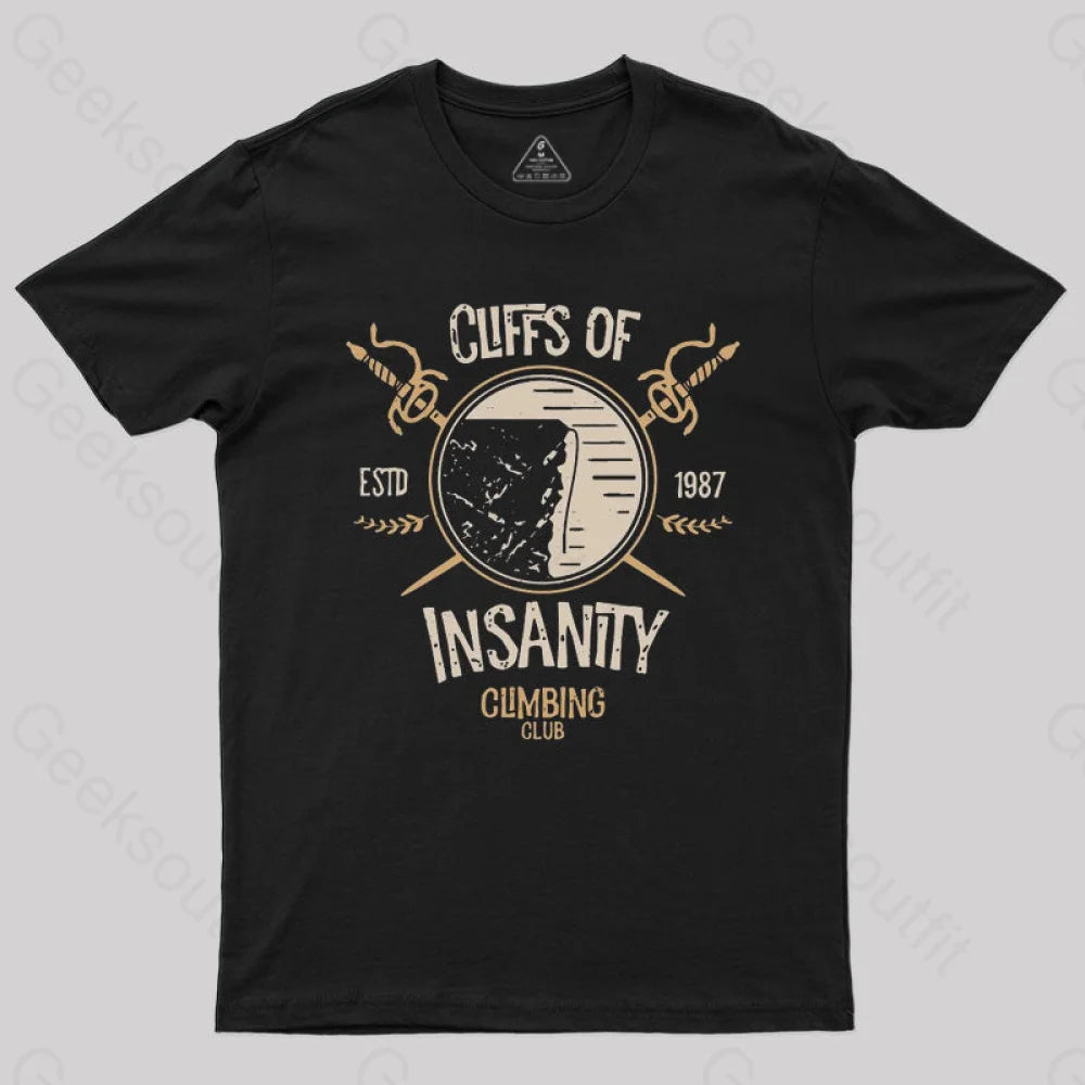 Cliffs Of Insanity T-Shirt Black / S