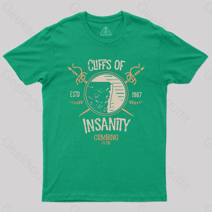 Cliffs Of Insanity T-Shirt Green / S