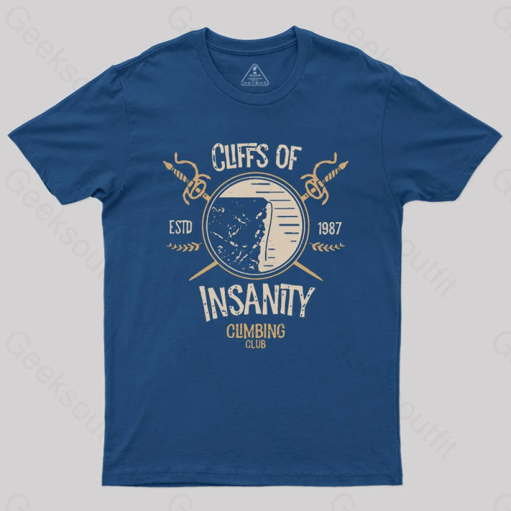 Cliffs Of Insanity T-Shirt Navy / S