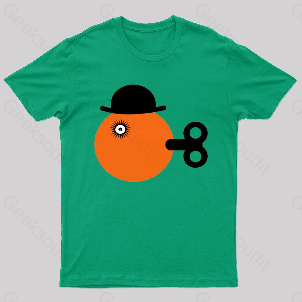 Clockwise Orange Geek T-Shirt Green / S