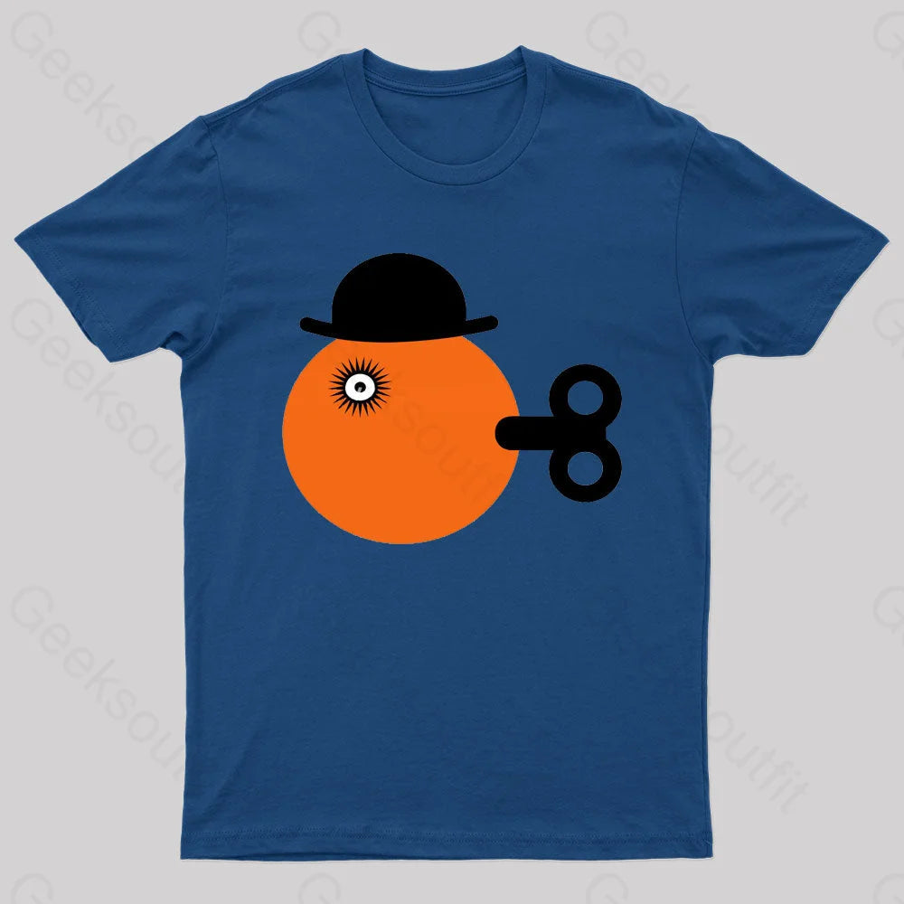 Clockwise Orange Geek T-Shirt Navy / S