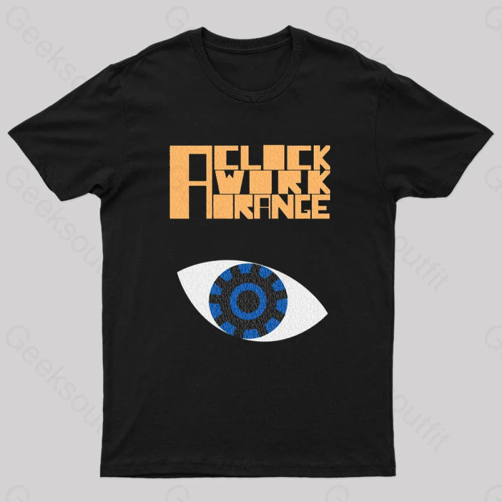 Clockwork Orange 70S Geeks T-Shirt Black / S