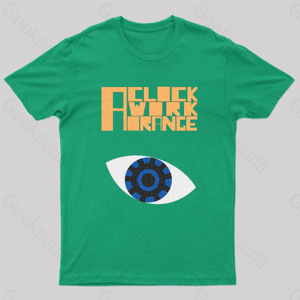 Clockwork Orange 70S Geeks T-Shirt Green / S