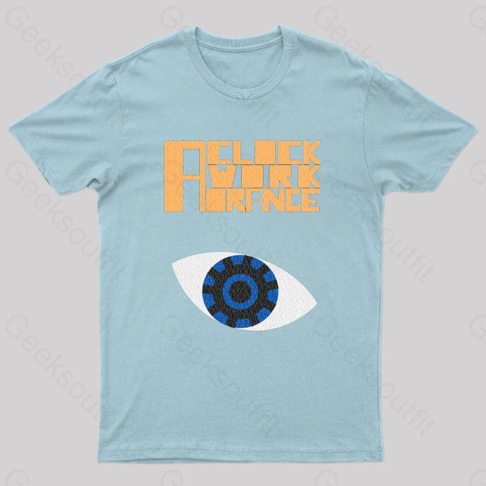 Clockwork Orange 70S Geeks T-Shirt Light Blue / S