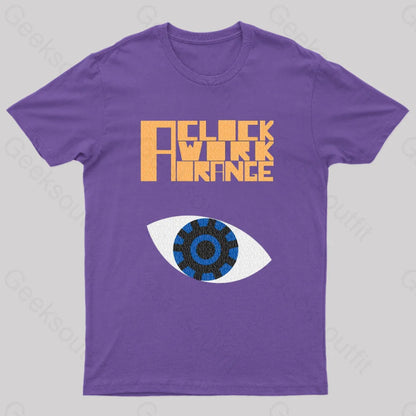 Clockwork Orange 70S Geeks T-Shirt Purple / S