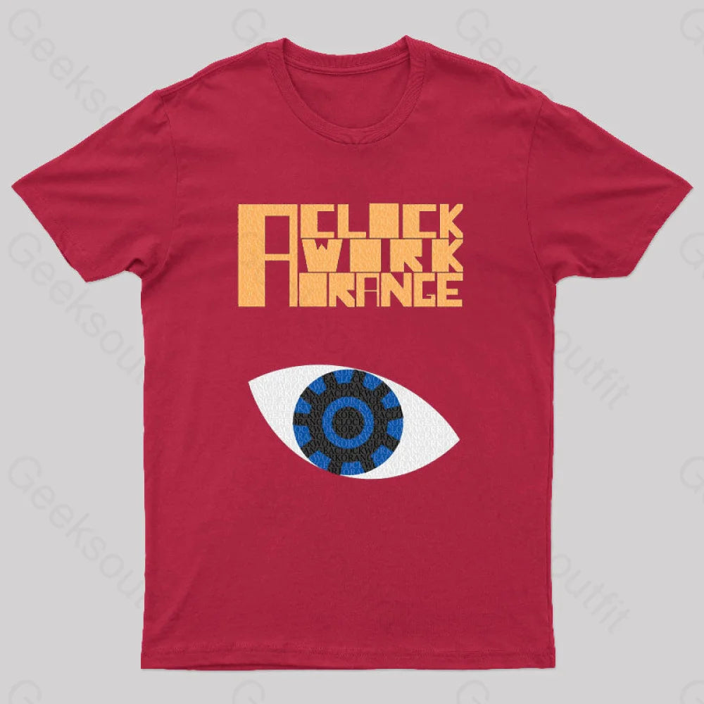 Clockwork Orange 70S Geeks T-Shirt Red / S