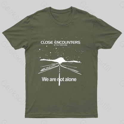 Close Encounters Of The Third Kind Road T-Shirt Army Green / S