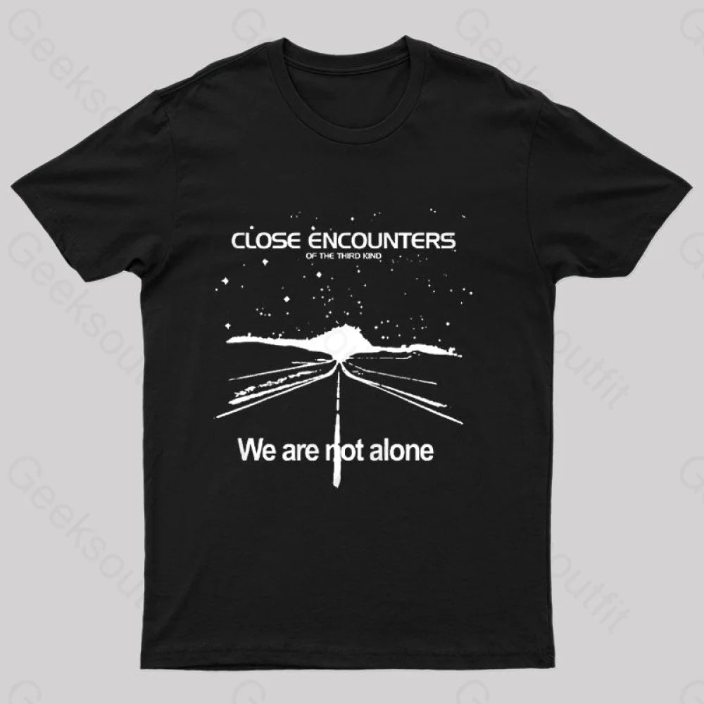 Close Encounters Of The Third Kind Road T-Shirt Black / S