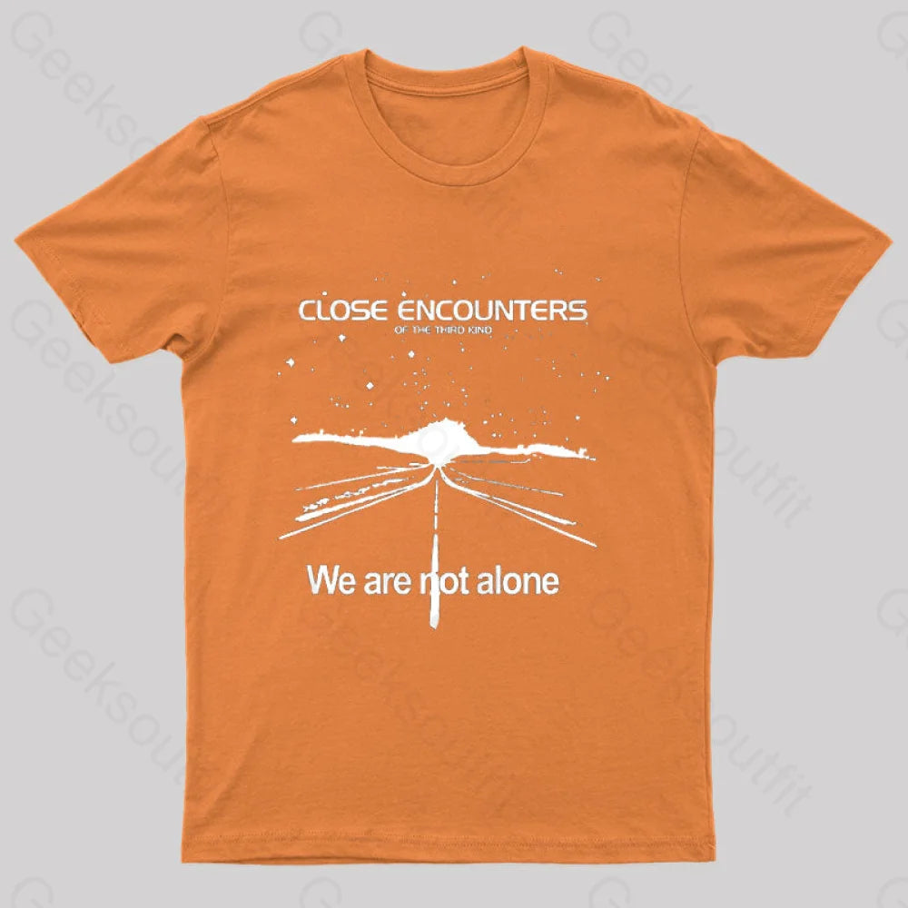 Close Encounters Of The Third Kind Road T-Shirt Orange / S