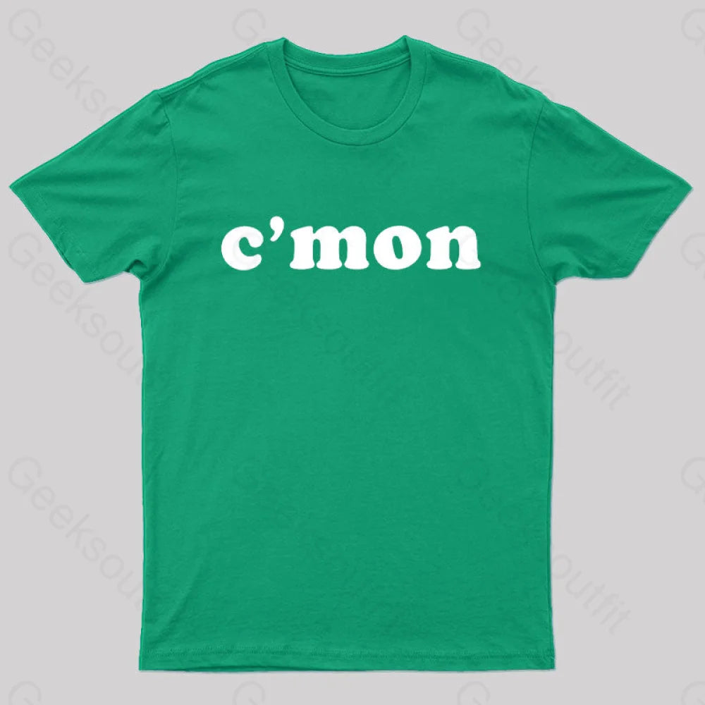 C’mon Nerd T-Shirt Green / S