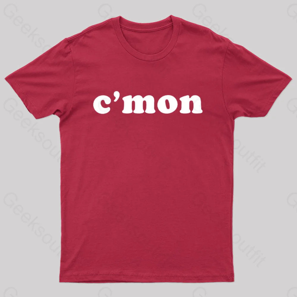 C’mon Nerd T-Shirt Red / S