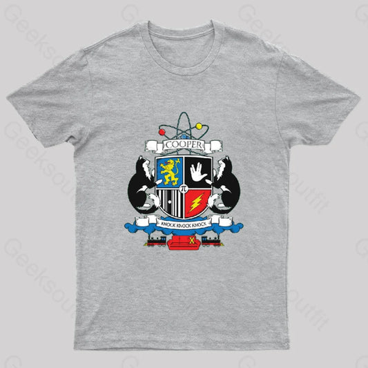 Coat Of Arms Shield T-Shirt Grey / S