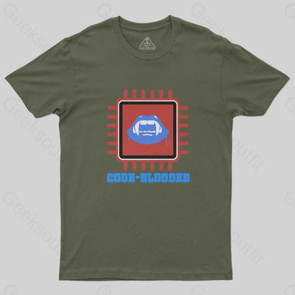 Code Blooded T-Shirt - Geeksoutfit