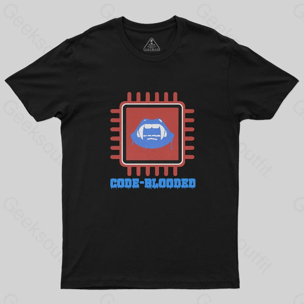 Code Blooded T-Shirt - Geeksoutfit