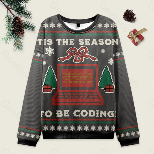 Coding Christmas Ugly Sweater Men’s Style-S