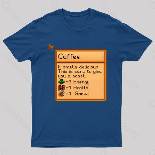 Coffee Nerd T-Shirt Navy / S