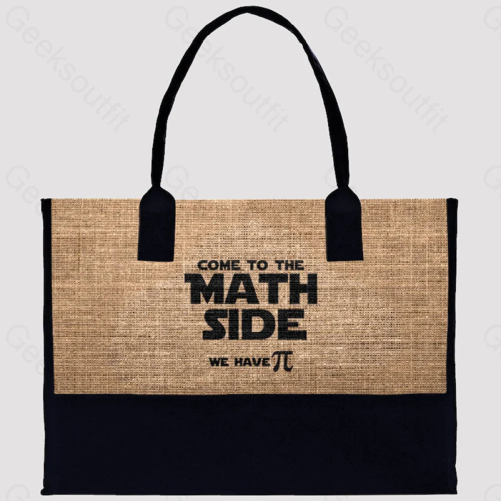 Come To The Math Side We Have Pi Cotton Tote Bag