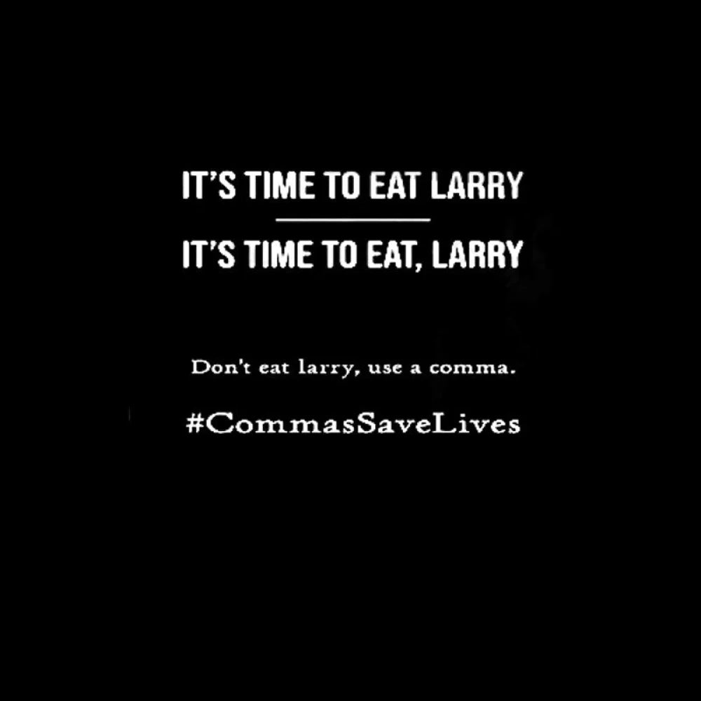 Commas Save Lives T-Shirt