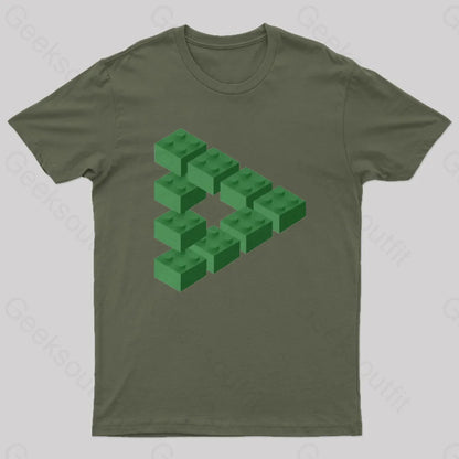 Contradictory Space T-Shirt Army Green / S Yc