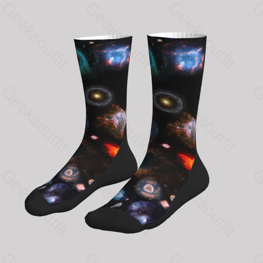 Cosmic Space Men’s Socks Sks065