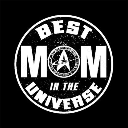 Cosmic Voyage Best Mom In The Universe Geek T-Shirt