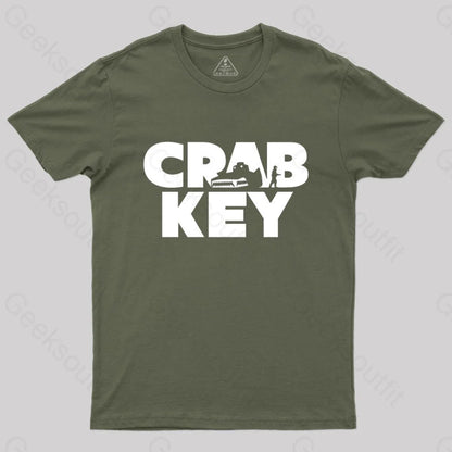 Crab Key T-Shirt Army Green / S