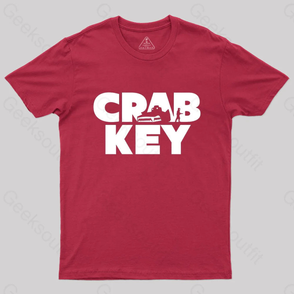 Crab Key T-Shirt Red / S