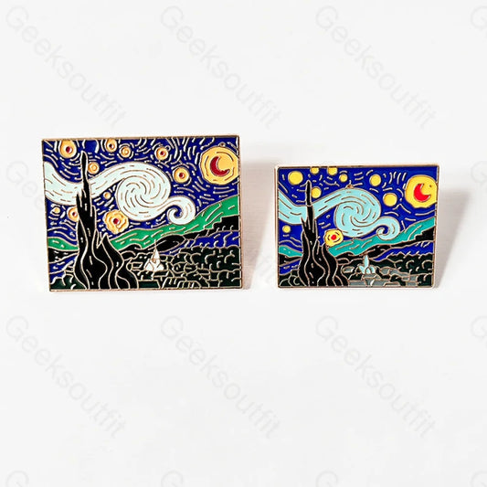 Creative Oil Painting Pins