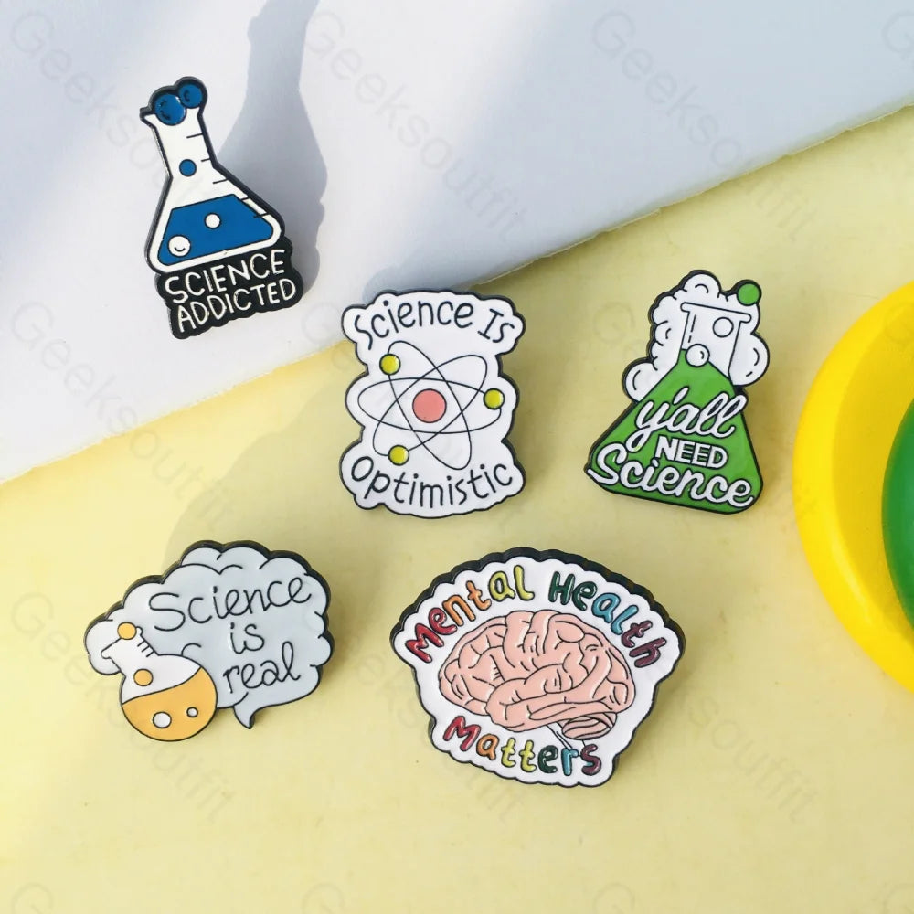 Creative Science Experiment Series Pins