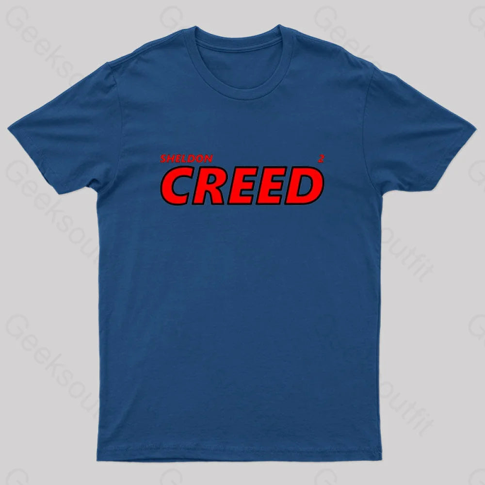 Creed Geek T-Shirt Navy / S