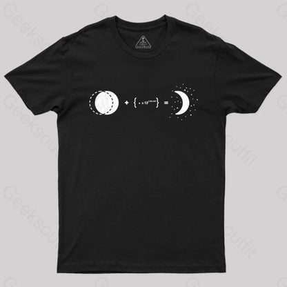 Crescent Moon T-Shirt Black / S